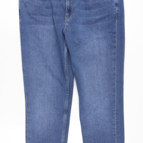 Jigsaw Women's Blue Straight Jeans Size 2 with Zip Closure