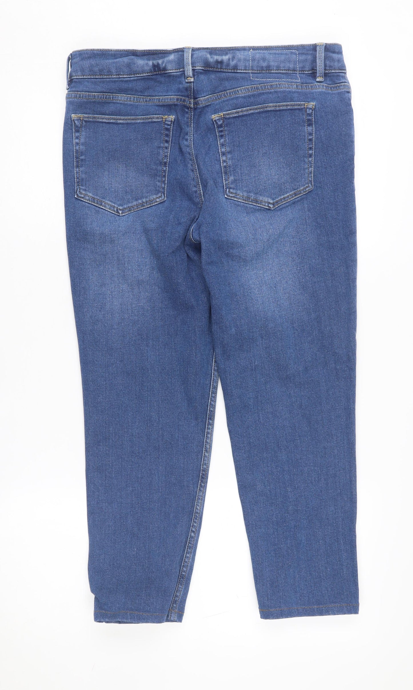 Jigsaw Women's Blue Straight Jeans Size 2 with Zip Closure