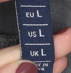 Ellesse Men's Blue Grey Crew Neck Sports T-Shirt Size L