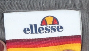 Ellesse Men's Blue Grey Crew Neck Sports T-Shirt Size L