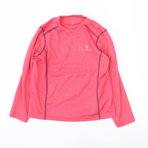 Hi Gear Girls Pink Long Sleeve Activewear Top 3-4 Years