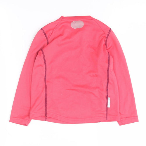Hi Gear Girls Pink Long Sleeve Activewear Top 3-4 Years