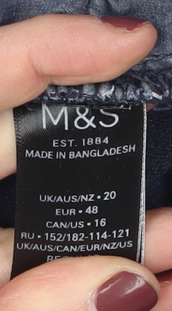 Marks and Spencer Women's Blue Skinny Jeans Size 20