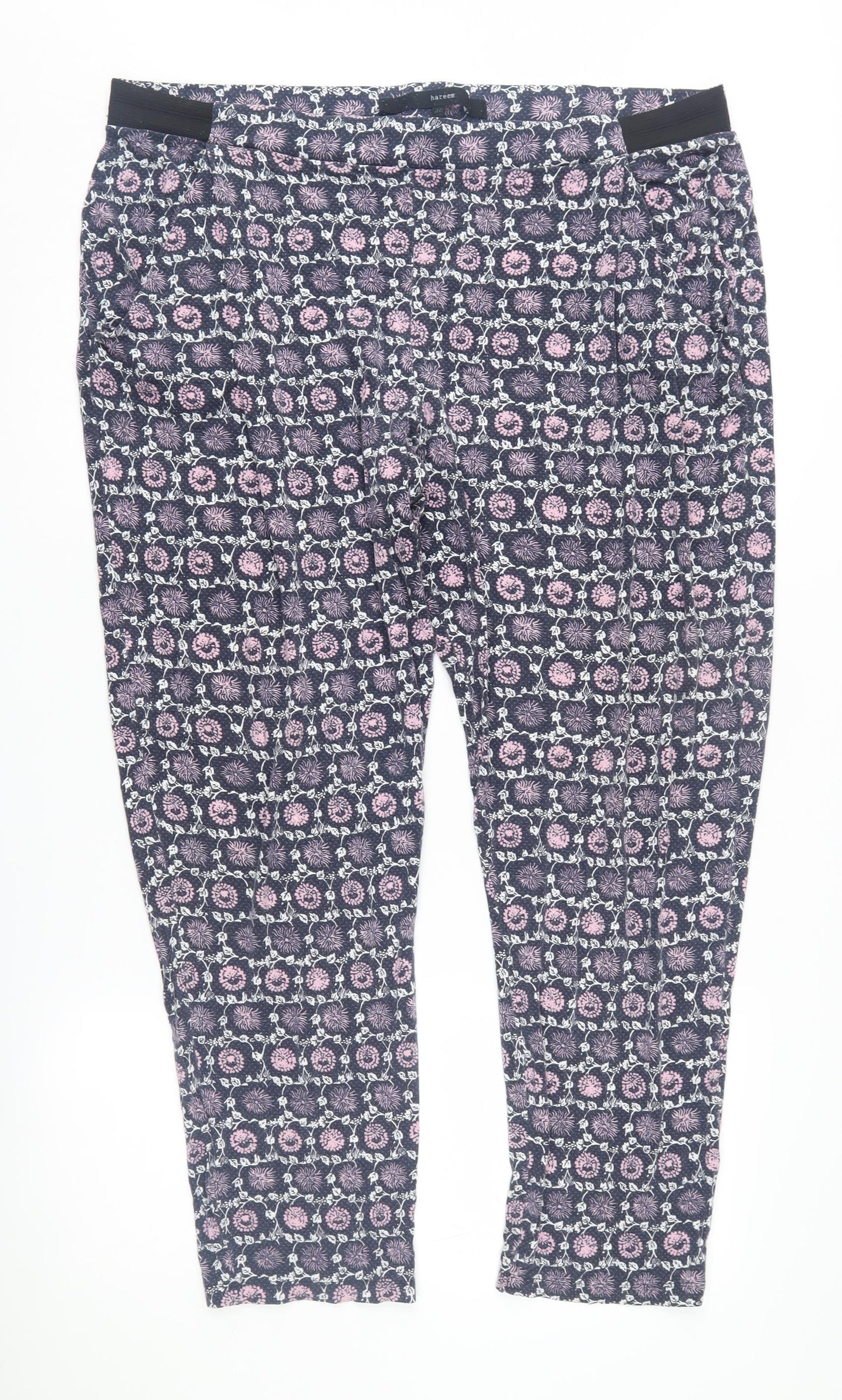Next Women's Multicoloured Floral Trousers Size 20