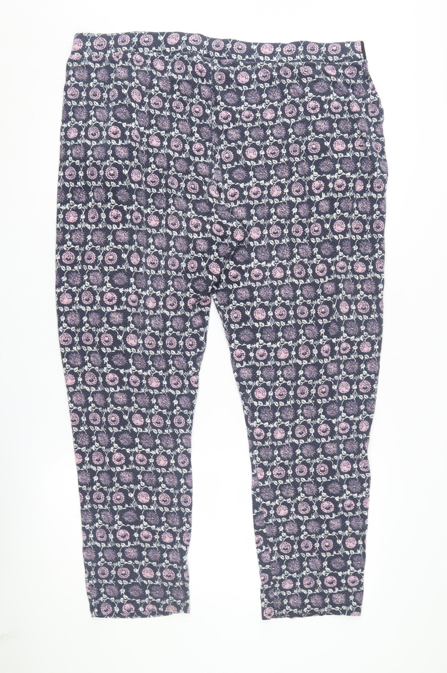 Next Women's Multicoloured Floral Trousers Size 20