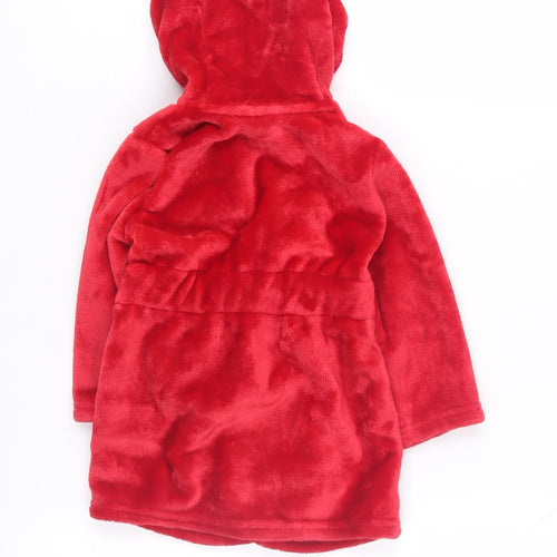 Harry Potter Red Unisex Baby Robe 6-9 Months - Hooded Fleece