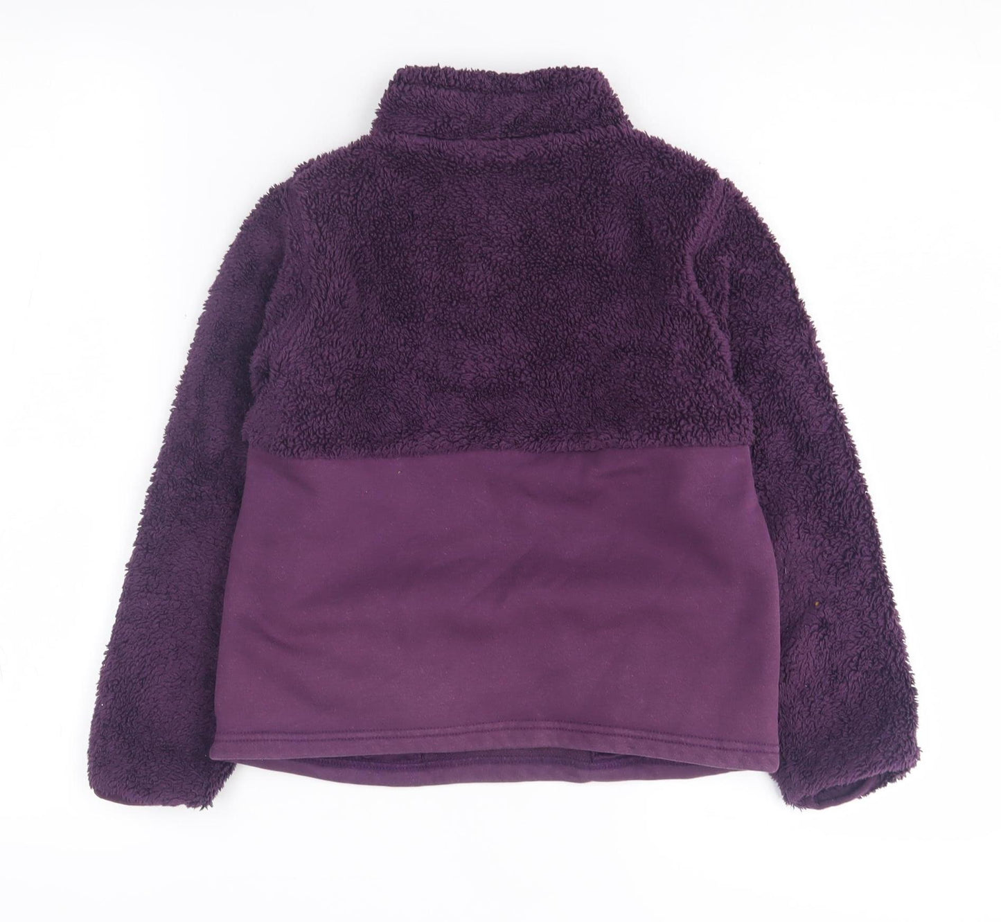 Peter Storm Girls Purple Fleece Pullover Sweatshirt 7-8 Years