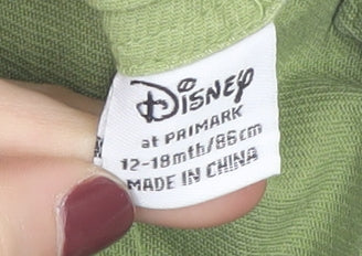 Disney Green Mickey Mouse Unisex Dungaree 12-18 Months