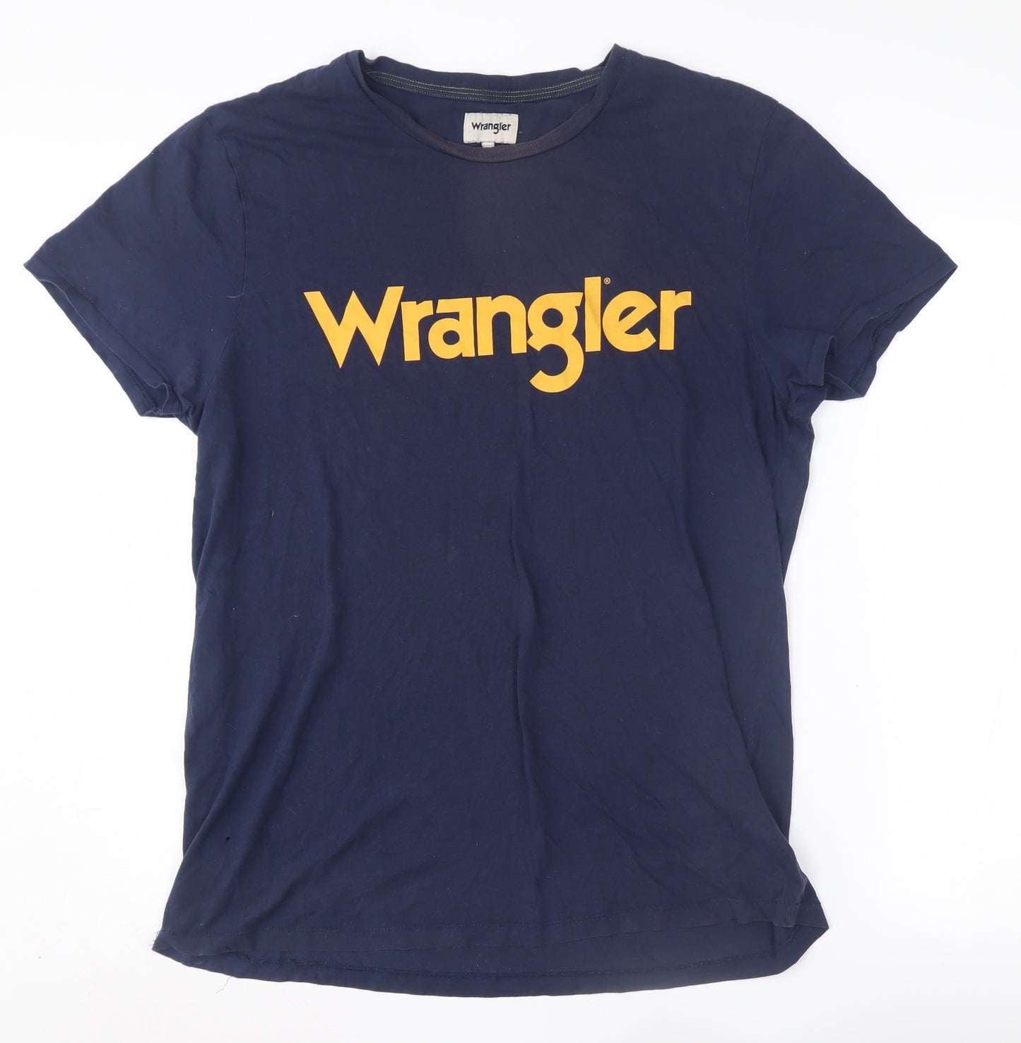 Wrangler Men's Blue L T-Shirt, Classic Crew Neck
