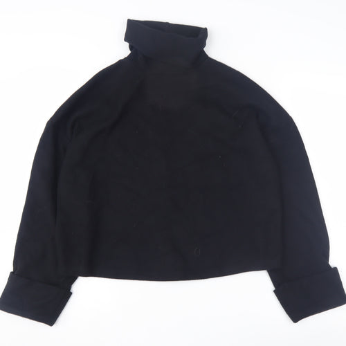 ASOS Design Women's Black Roll Neck Pullover Jumper Size 8