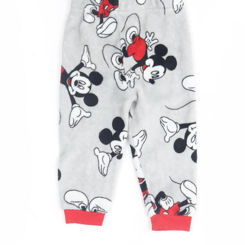 Primark Unisex Baby Grey Mickey Mouse Pyjama Pants 12-18M