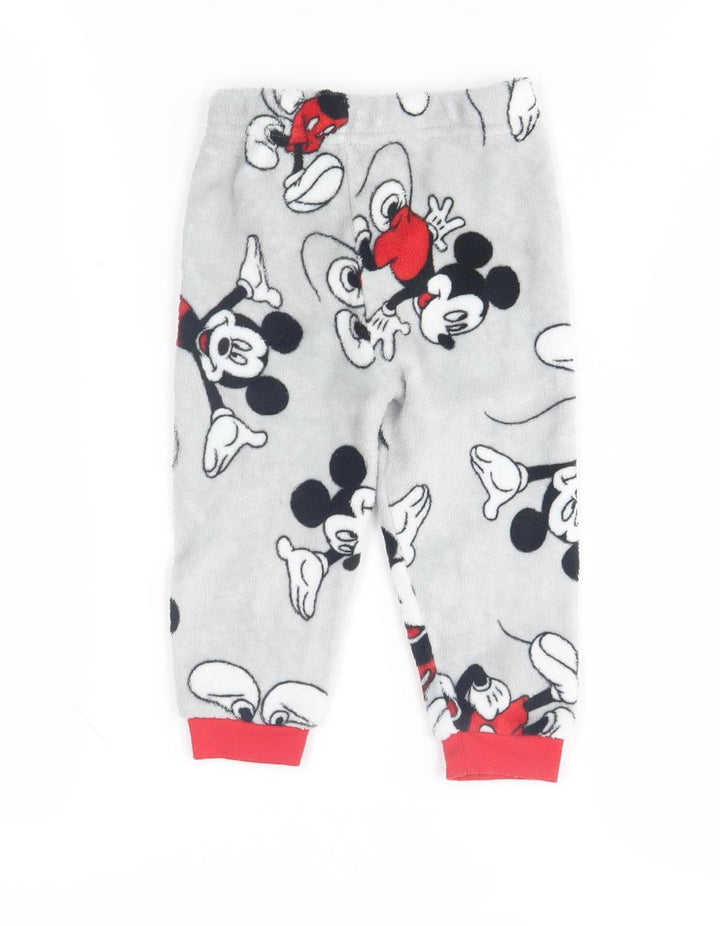 Primark Unisex Baby Grey Mickey Mouse Pyjama Pants 12-18M