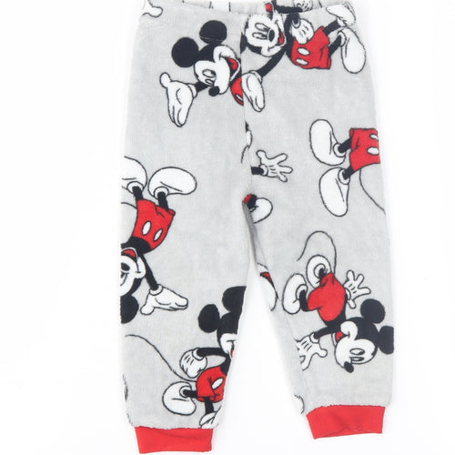 Primark Unisex Baby Grey Mickey Mouse Pyjama Pants 12-18M