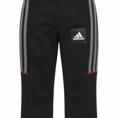 Adidas Unisex Black Track Pants 12-18M for Activewear