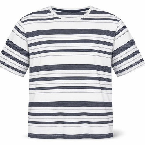 James Pringle Men's XL Striped T-Shirt Blue White