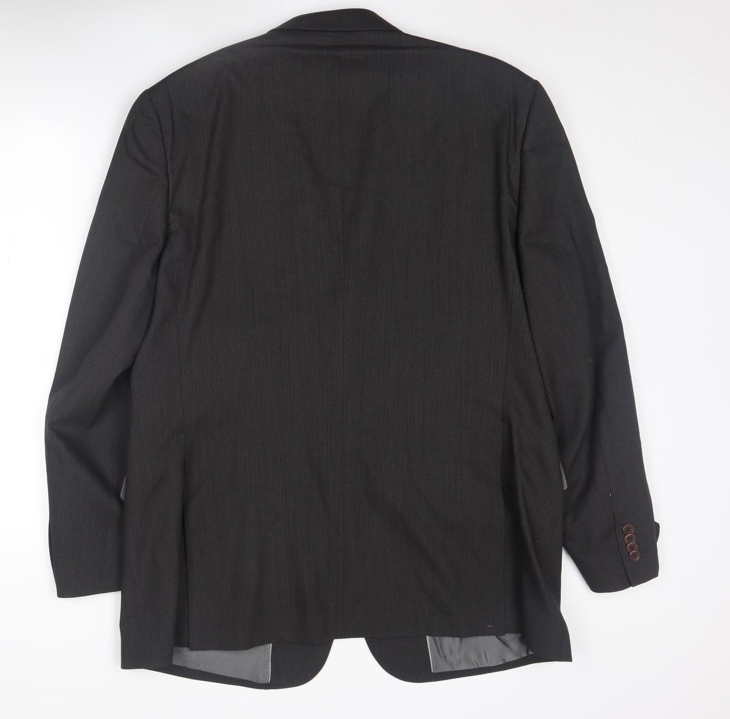 James Barry Men's Black 44R Suit Jacket Blazer
