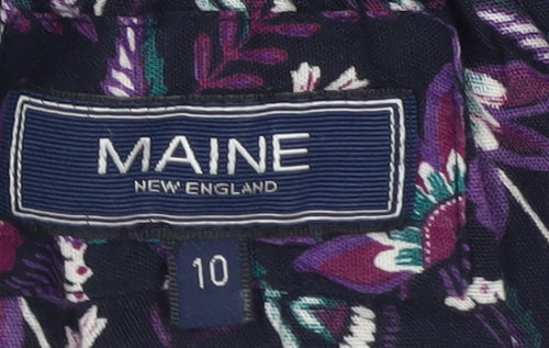 Maine New England Women's Floral Blouse Size 10