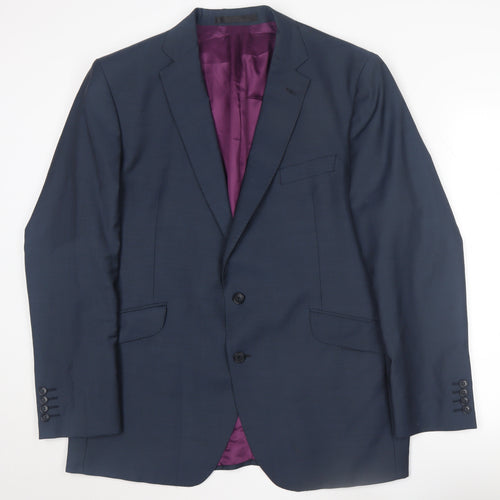 Impressions Men's Blue Suit Jacket M 46