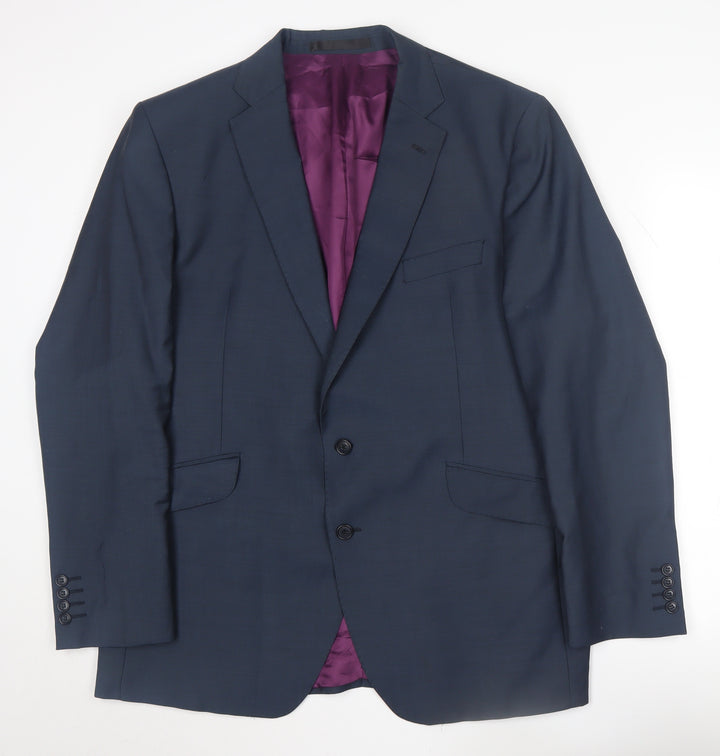 Impressions Men's Blue Suit Jacket M 46