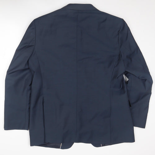Impressions Men's Blue Suit Jacket M 46