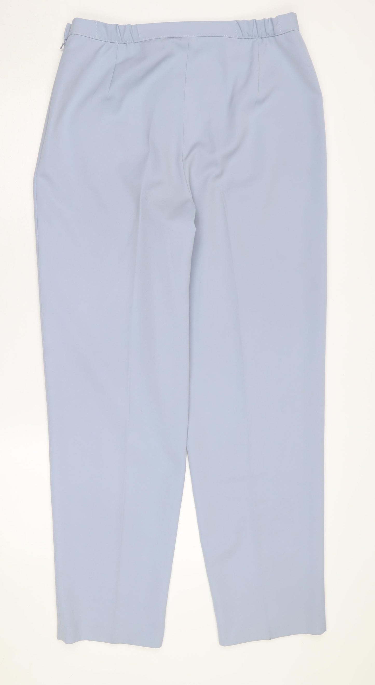 Marks and Spencer Women Blue Straight Trousers Size 16