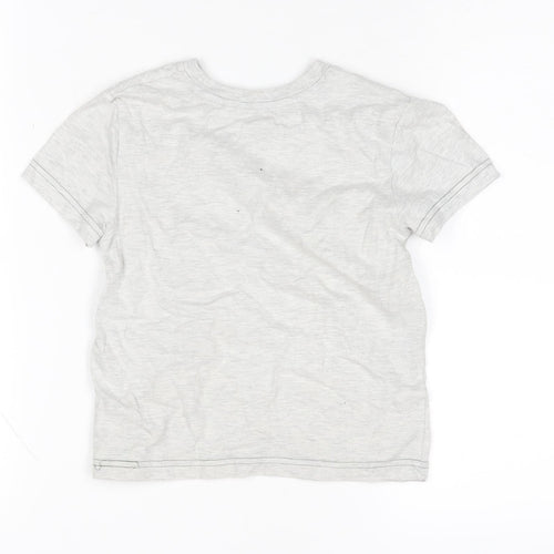 Jurassic World Boys Grey T-Shirt, 3-4Y, Cotton Graphic Print