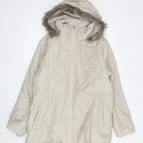 Anne De LanCay Women's Beige Puffer Jacket - M
