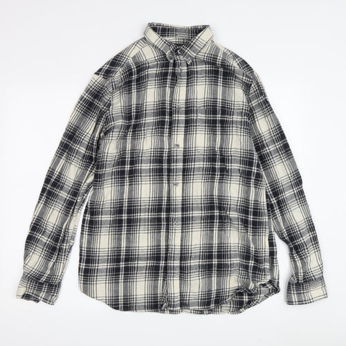 French Connection Men's Check Shirt Multicoloured Large