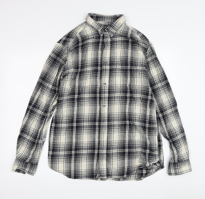 French Connection Men's Check Shirt Multicoloured Large