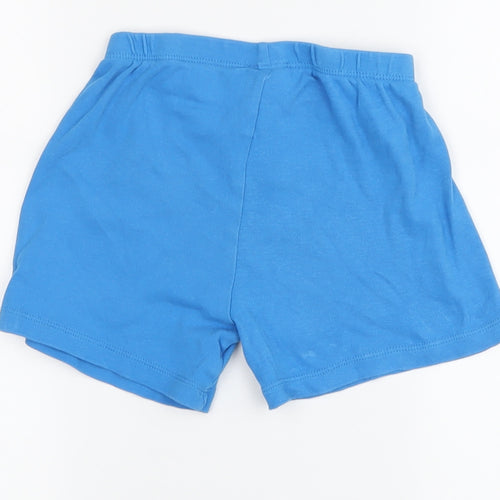 Boys Blue Spider-Man Shorts 3-4 Years Elastic Waist