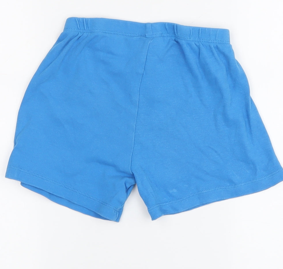 Boys Blue Spider-Man Shorts 3-4 Years Elastic Waist