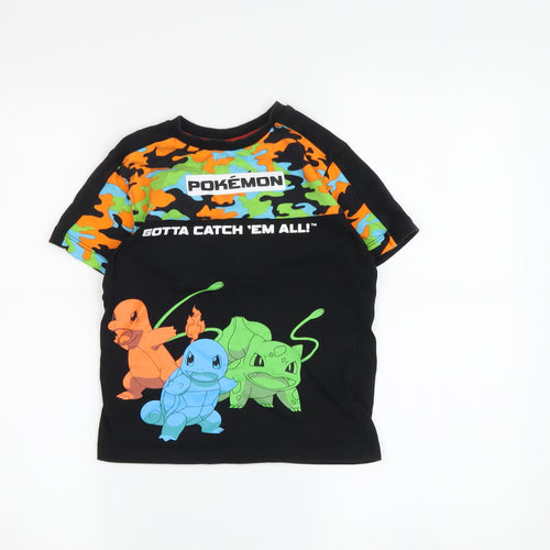 Next Boys Pokémon Black Camouflage T-Shirt, 5 Years