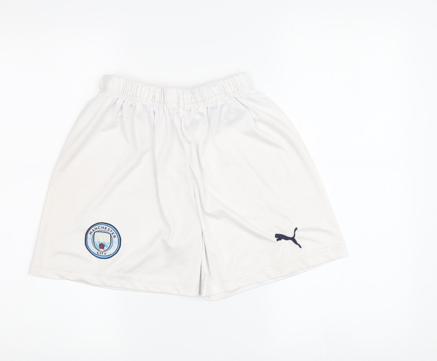 Boys White Athletic Football Shorts Size 164