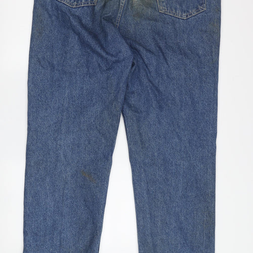 Marks & Spencer Men's Blue Straight Jeans Size 38