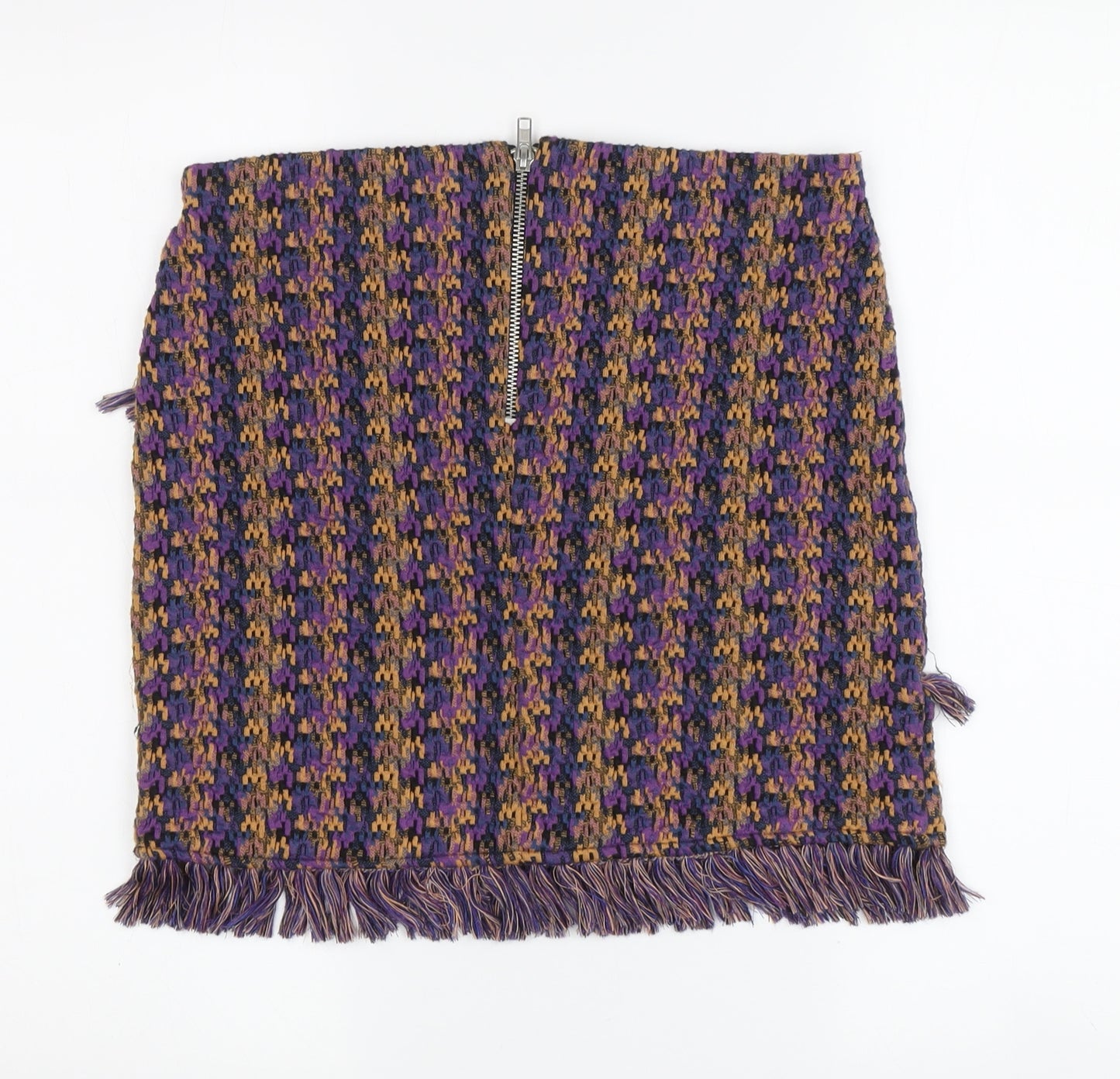 Noisy May Women's Multicoloured Tweed Skirt M