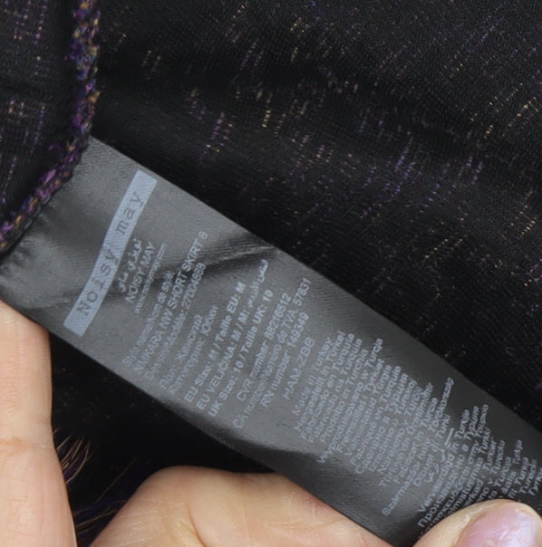 Noisy May Women's Multicoloured Tweed Skirt M