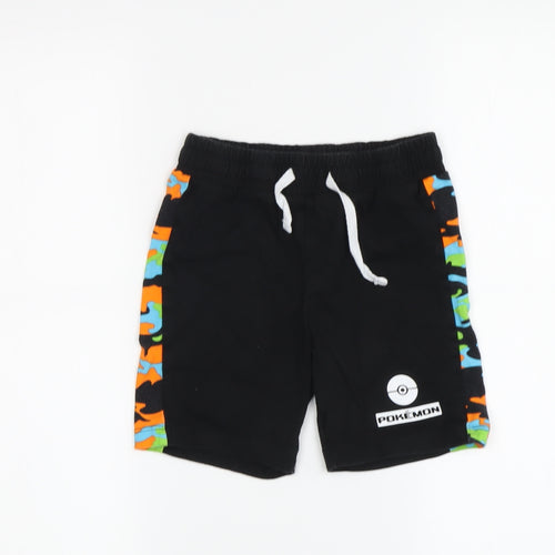 Next Pokémon Boys Black Sweat Shorts, Size 140, Camouflage