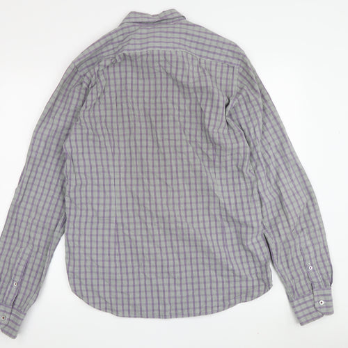 Ted Baker Men's Multicoloured Check Shirt - Size 4