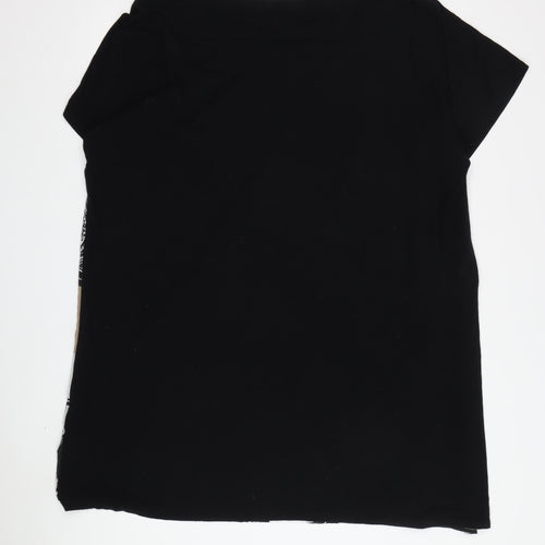 David Emanuel Women's Black & Beige Top - Size 24