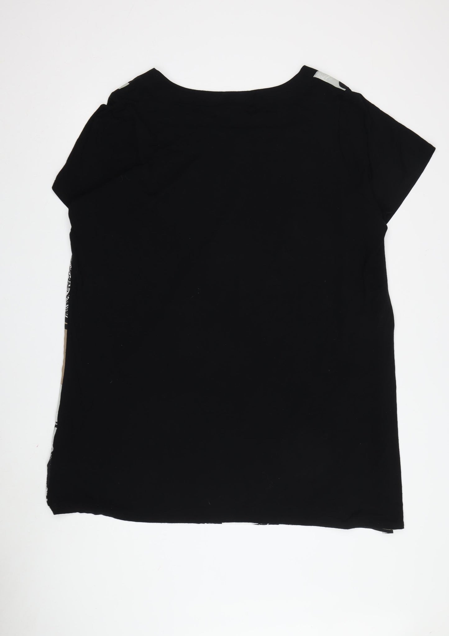 David Emanuel Women's Black & Beige Top - Size 24