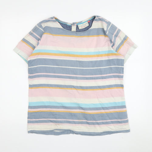 Brakeburn Women's Multicoloured Striped T-Shirt, Size 14