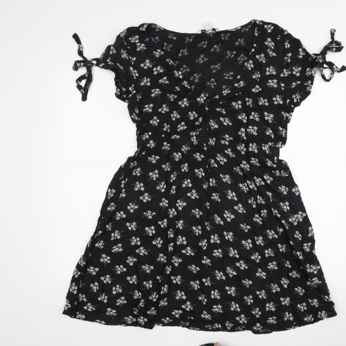 American Eagle Outfitters Women's Black A-Line Dress