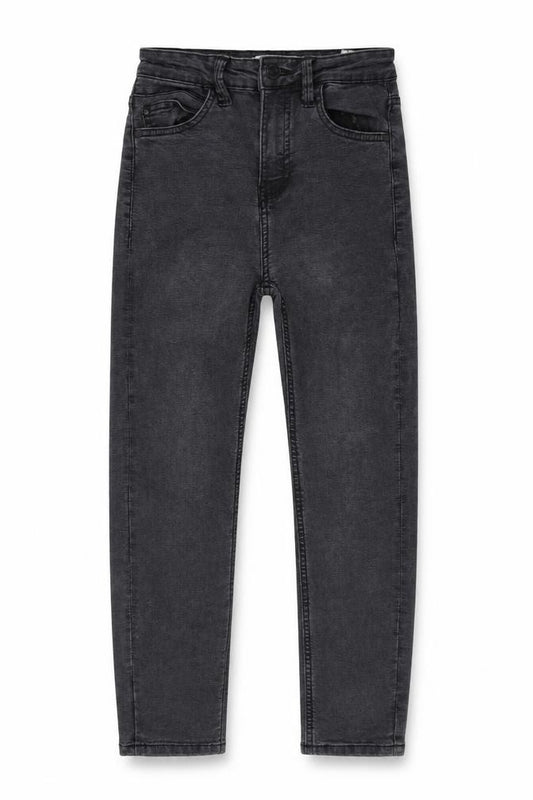 Bershka Girls Grey Straight Jeans, Size 6 - Stylish & Comfy