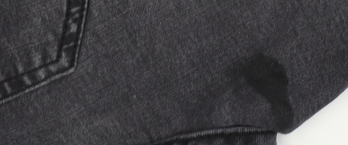 Bershka Girls Grey Straight Jeans, Size 6 - Stylish & Comfy