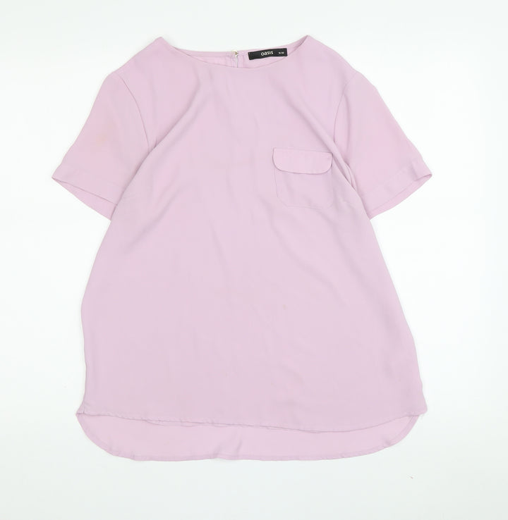 Oasis Women's Pink Blouse - Size 10