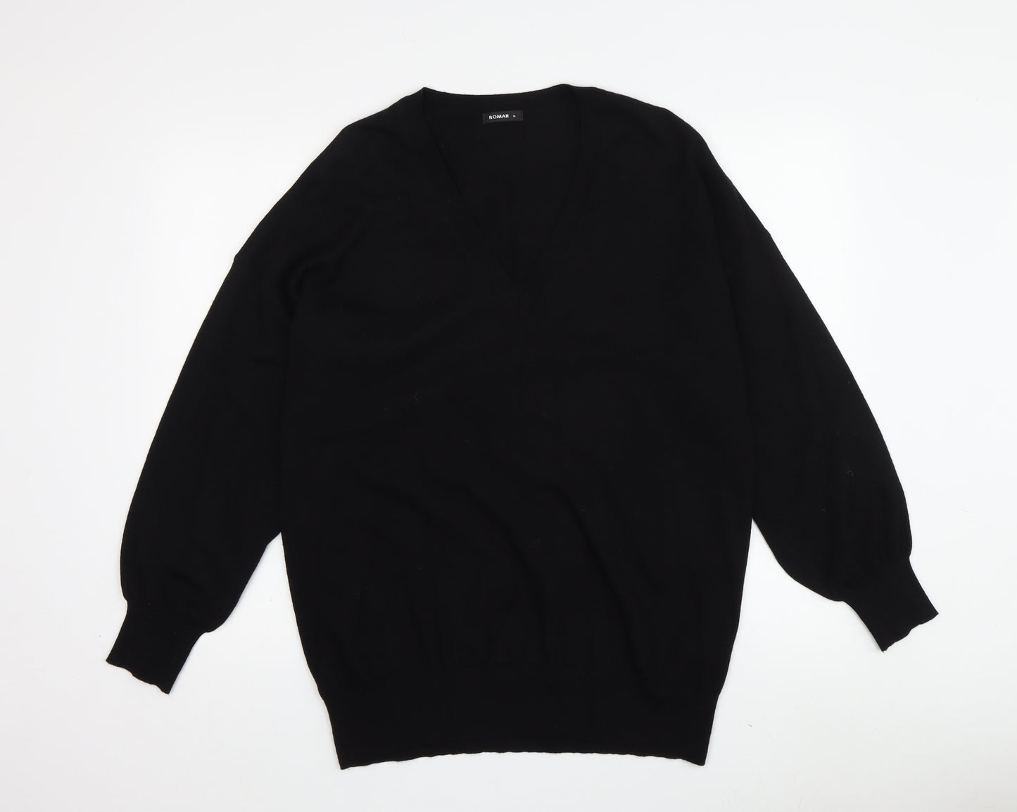 Roman Women's Black Pullover Jumper Size 14