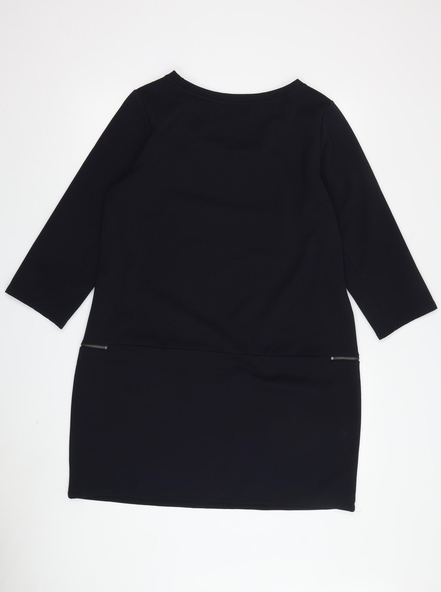 Next Women's Black Bodycon Dress, Knee-Length, Size 12