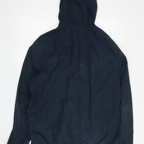 Pull & Bear Men's Blue L Windbreaker Jacket