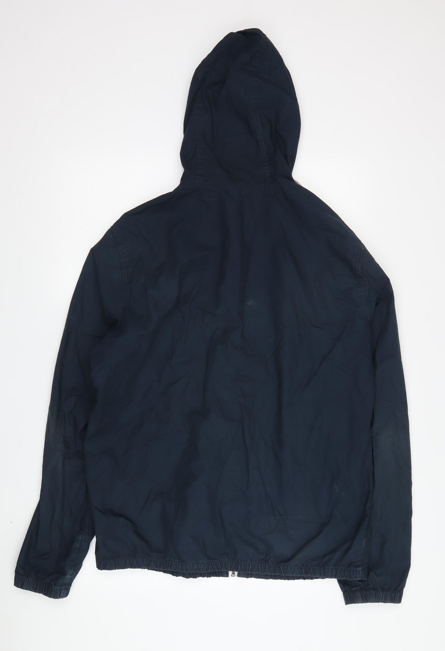 Pull & Bear Men's Blue L Windbreaker Jacket