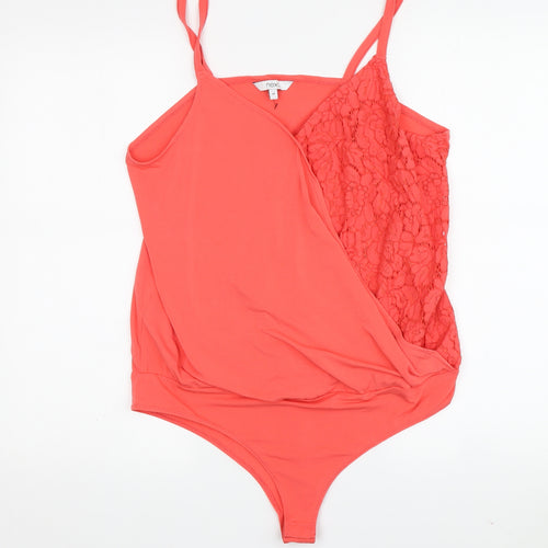 Next Women’s Pink Lace Bodysuit - Size 16